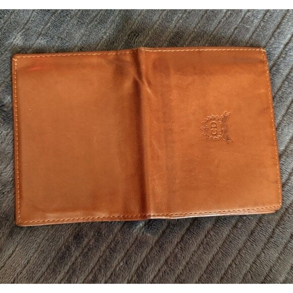 CHRISTIAN DIOR  Bifold Small Brown Leather Wallet Very Good Condition - Picture 3 of 6